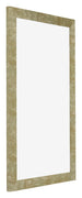 Mura MDF Bilderrahmen 30x50cm Gold Antik Vorne Schrag | Yourdecoration.de