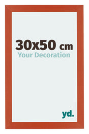 Mura MDF Bilderrahmen 30x50cm Orange Vorne Messe | Yourdecoration.de