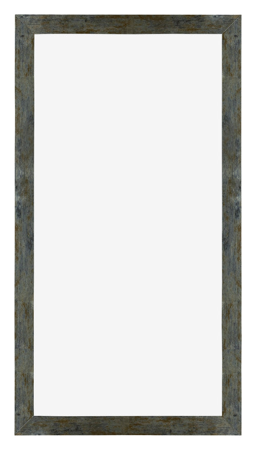 Mura MDF Bilderrahmen 30x60cm Blau Gold Meliert Vorne | Yourdecoration.de