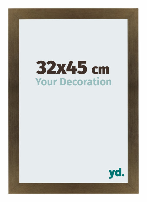 Mura MDF Bilderrahmen 32x45cm Bronze Dekor Vorne Messe | Yourdecoration.de