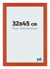 Mura MDF Bilderrahmen 32x45cm Orange Vorne Messe | Yourdecoration.de