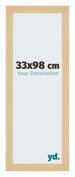 Mura MDF Bilderrahmen 33x98cm Ahorn Dekor Vorne Messe | Yourdecoration.de