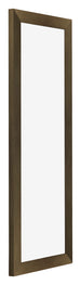 Mura MDF Bilderrahmen 33x98cm Bronze Dekor Vorne Schrag | Yourdecoration.de