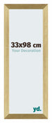 Mura MDF Bilderrahmen 33x98cm Goldglanz Vorne Messe | Yourdecoration.de