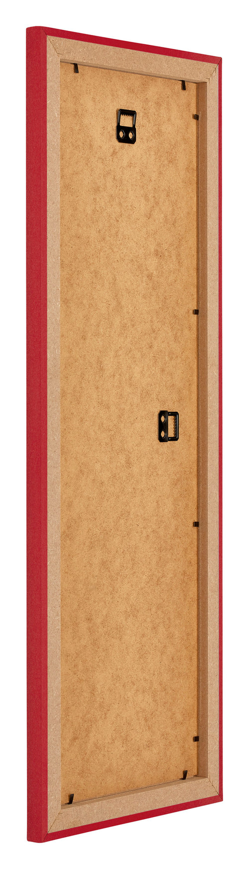 Mura MDF Bilderrahmen 33x98cm Rot Ruckseite Schrag | Yourdecoration.de