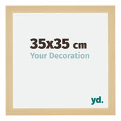 Mura MDF Bilderrahmen 35x35cm Ahorn Dekor Vorne Messe | Yourdecoration.de