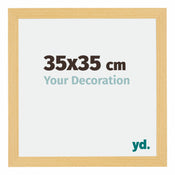 Mura MDF Bilderrahmen 35x35cm Buche Dekor Vorne Messe | Yourdecoration.de