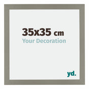 Mura MDF Bilderrahmen 35x35cm Grau Vorne Messe | Yourdecoration.de