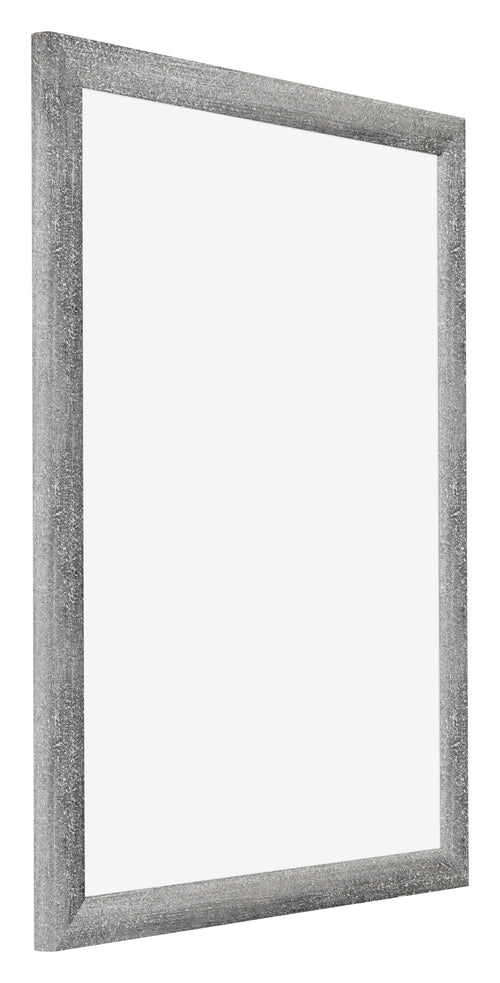 Mura MDF Bilderrahmen 35x45cm Grau Gewischt Vorne Schrag | Yourdecoration.de