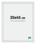 Mura MDF Bilderrahmen 35x45cm Weiss Matt Vorne Messe | Yourdecoration.de