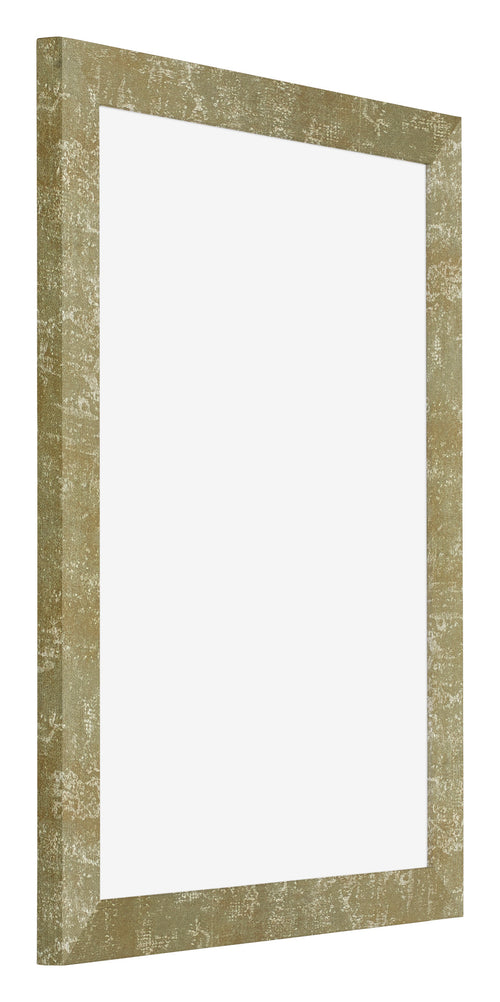 Mura MDF Bilderrahmen 36x48cm Gold Antik Vorne Schrag | Yourdecoration.de