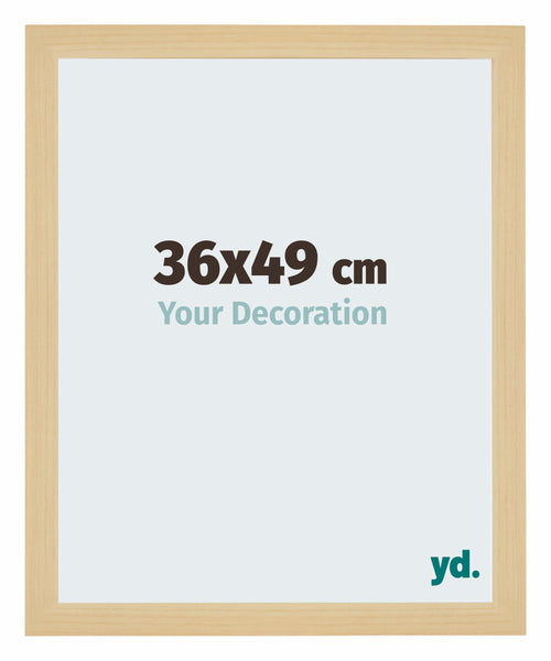 Mura MDF Bilderrahmen 36x49cm Ahorn Dekor Vorne Messe | Yourdecoration.de