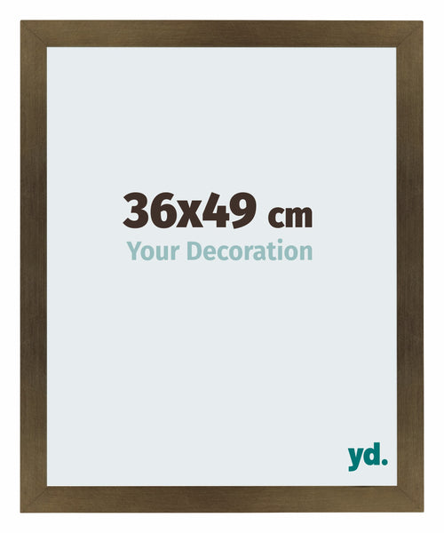 Mura MDF Bilderrahmen 36x49cm Bronze Dekor Vorne Messe | Yourdecoration.de