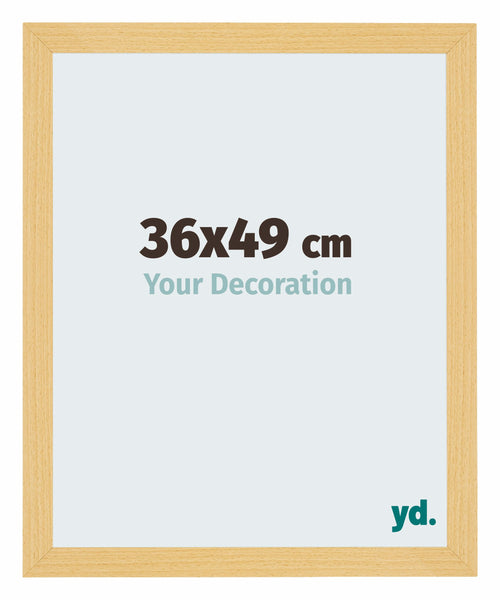 Mura MDF Bilderrahmen 36x49cm Buche Dekor Vorne Messe | Yourdecoration.de