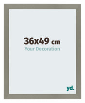 Mura MDF Bilderrahmen 36x49cm Grau Vorne Messe | Yourdecoration.de