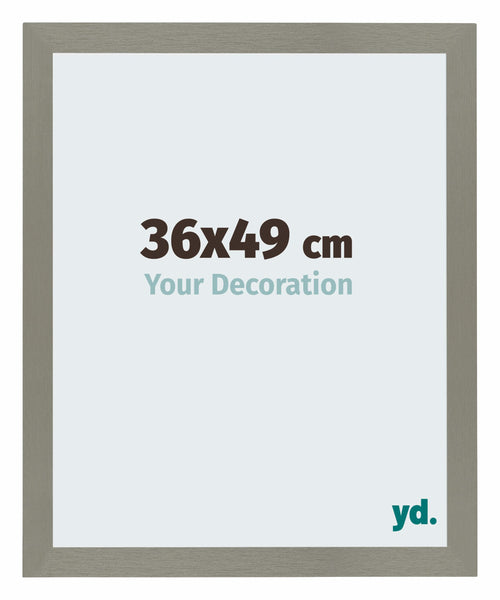 Mura MDF Bilderrahmen 36x49cm Grau Vorne Messe | Yourdecoration.de