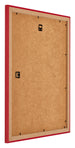 Mura MDF Bilderrahmen 36x49cm Rot Ruckseite Schrag | Yourdecoration.de