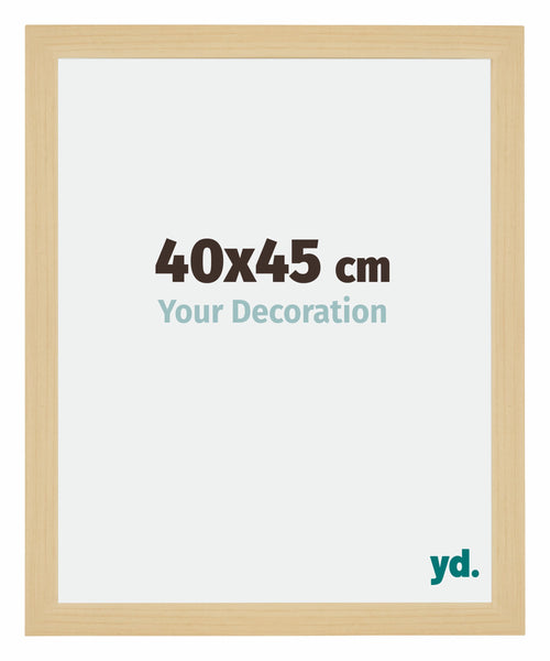 Mura MDF Bilderrahmen 40x45cm Ahorn Dekor Vorne Messe | Yourdecoration.de