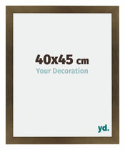 Mura MDF Bilderrahmen 40x45cm Bronze Dekor Vorne Messe | Yourdecoration.de