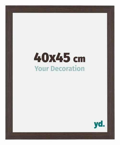 Mura MDF Bilderrahmen 40x45cm Eiche Dunkel Vorne Messe | Yourdecoration.de