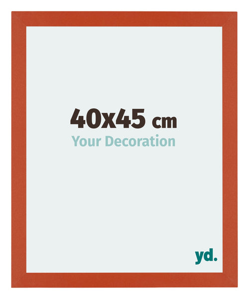 Mura MDF Bilderrahmen 40x45cm Orange Vorne Messe | Yourdecoration.de