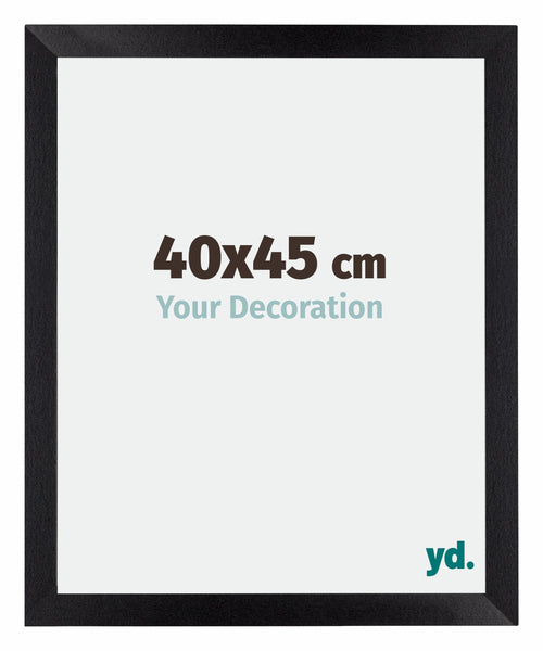 Mura MDF Bilderrahmen 40x45cm Schwarz Matt Vorne Messe | Yourdecoration.de