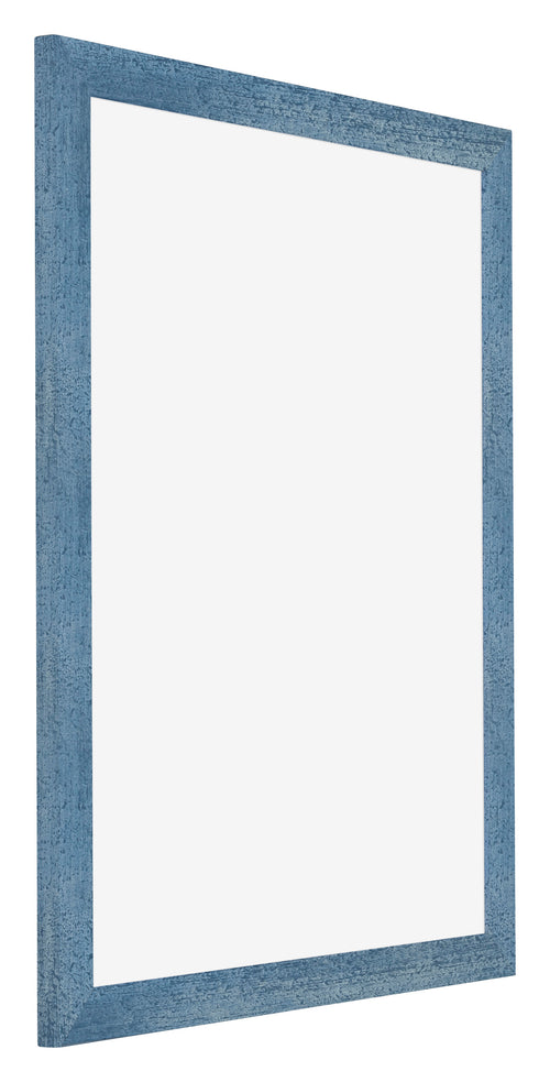 Mura MDF Bilderrahmen 40x50cm Hell Blau Geveegd Vorne Schrag | Yourdecoration.de