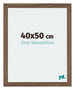 Mura MDF Bilderrahmen 40x50cm Nussbaum Dunkel Vorne Messe | Yourdecoration.de