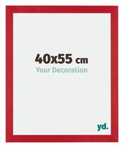 Mura MDF Bilderrahmen 40x55cm Rot Vorne Messe | Yourdecoration.de