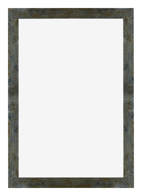 Mura MDF Bilderrahmen 40x60cm Blau Gold Meliert Vorne | Yourdecoration.de