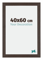 Mura MDF Bilderrahmen 40x60cm Eiche Dunkel Vorne Messe | Yourdecoration.de