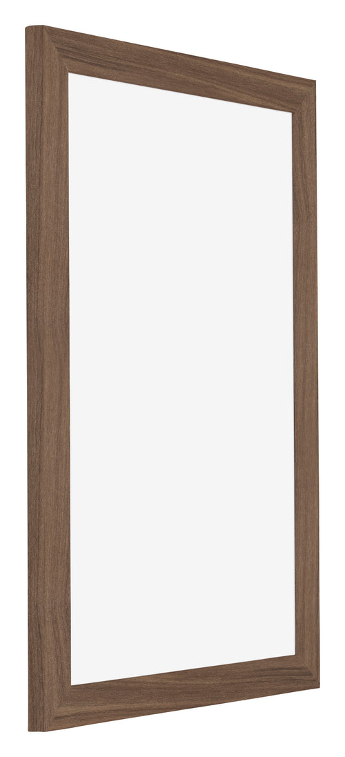 Mura MDF Bilderrahmen 40x60cm Nussbaum Dunkel Vorne Schrag | Yourdecoration.de