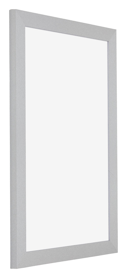 Mura MDF Bilderrahmen 40x60cm Silber Matt Vorne Schrag | Yourdecoration.de