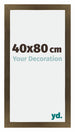 Mura MDF Bilderrahmen 40x80cm Bronze Dekor Vorne Messe | Yourdecoration.de