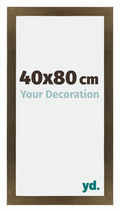 Mura MDF Bilderrahmen 40x80cm Bronze Dekor Vorne Messe | Yourdecoration.de