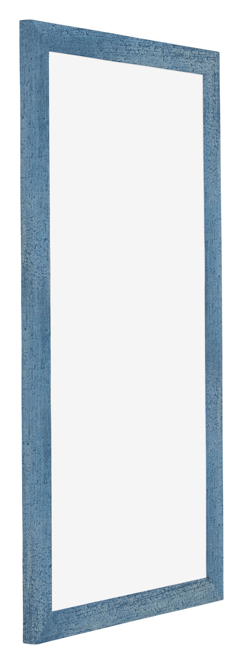 Mura MDF Bilderrahmen 40x80cm Hell Blau Geveegd Vorne Schrag | Yourdecoration.de