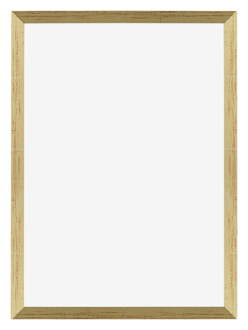 Mura MDF Bilderrahmen 42x59 4cm A2 Gold Glanz Vorne | Yourdecoration.de