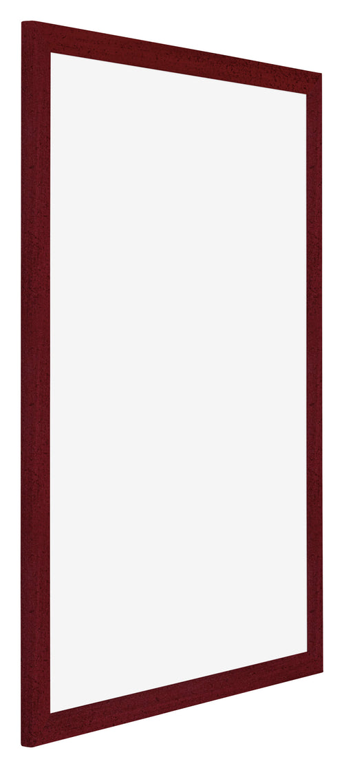 Mura MDF Bilderrahmen 42x60cm Weinrot Gewischt Vorne Schrag | Yourdecoration.de