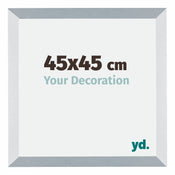 Mura MDF Bilderrahmen 45x45cm Aluminium Geburstet Messe | Yourdecoration.de