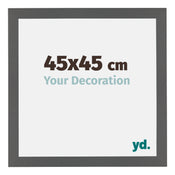 Mura MDF Bilderrahmen 45x45cm Antrazit Messe | Yourdecoration.de