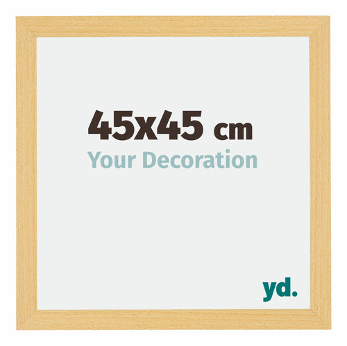 Mura MDF Bilderrahmen 45x45cm Buche Dekor Vorne Messe | Yourdecoration.de