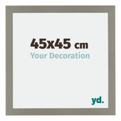 Mura MDF Bilderrahmen 45x45cm Grau Vorne Messe | Yourdecoration.de