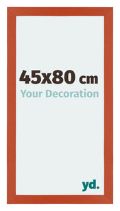 Mura MDF Bilderrahmen 45x80cm Orange Vorne Messe | Yourdecoration.de