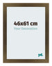 Mura MDF Bilderrahmen 46x61cm Bronze Dekor Vorne Messe | Yourdecoration.de