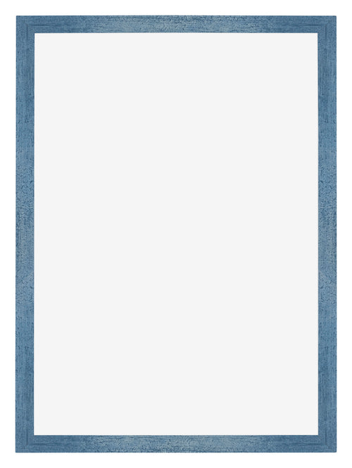 Mura MDF Bilderrahmen 48x67cm Hellblau Gewischt Vorne | Yourdecoration.de