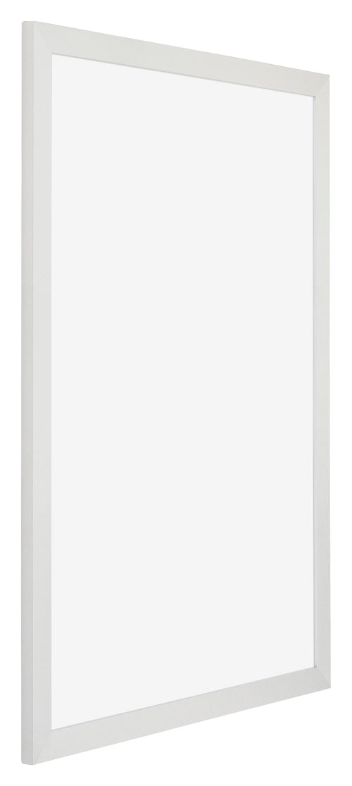 Mura MDF Bilderrahmen 48x67cm Weiss Matt Vorne Schrag | Yourdecoration.de