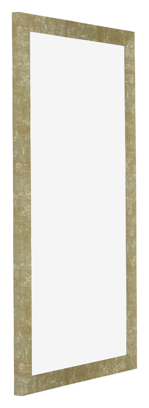 Mura MDF Bilderrahmen 50x100cm Gold Antik Vorne Schrag | Yourdecoration.de