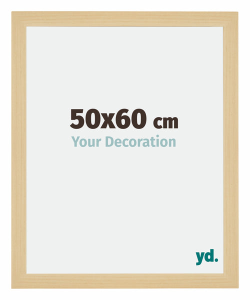 Mura MDF Bilderrahmen 50x60cm Ahorn Dekor Vorne Messe | Yourdecoration.de