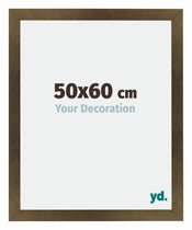 Mura MDF Bilderrahmen 50x60cm Bronze Dekor Vorne Messe | Yourdecoration.de