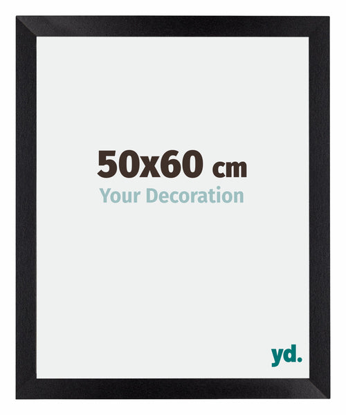 Mura MDF Bilderrahmen 50x60cm Schwarz Matt Vorne Messe | Yourdecoration.de